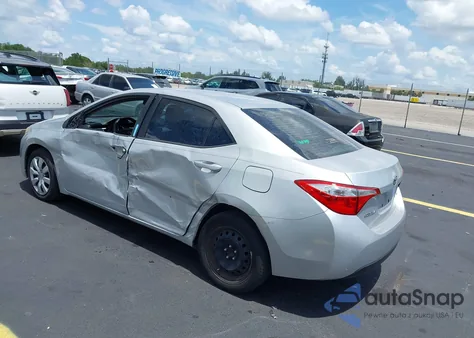 2016 Toyota Corolla Le from USA, damaged, VIN 2T1BURHE3GC679490